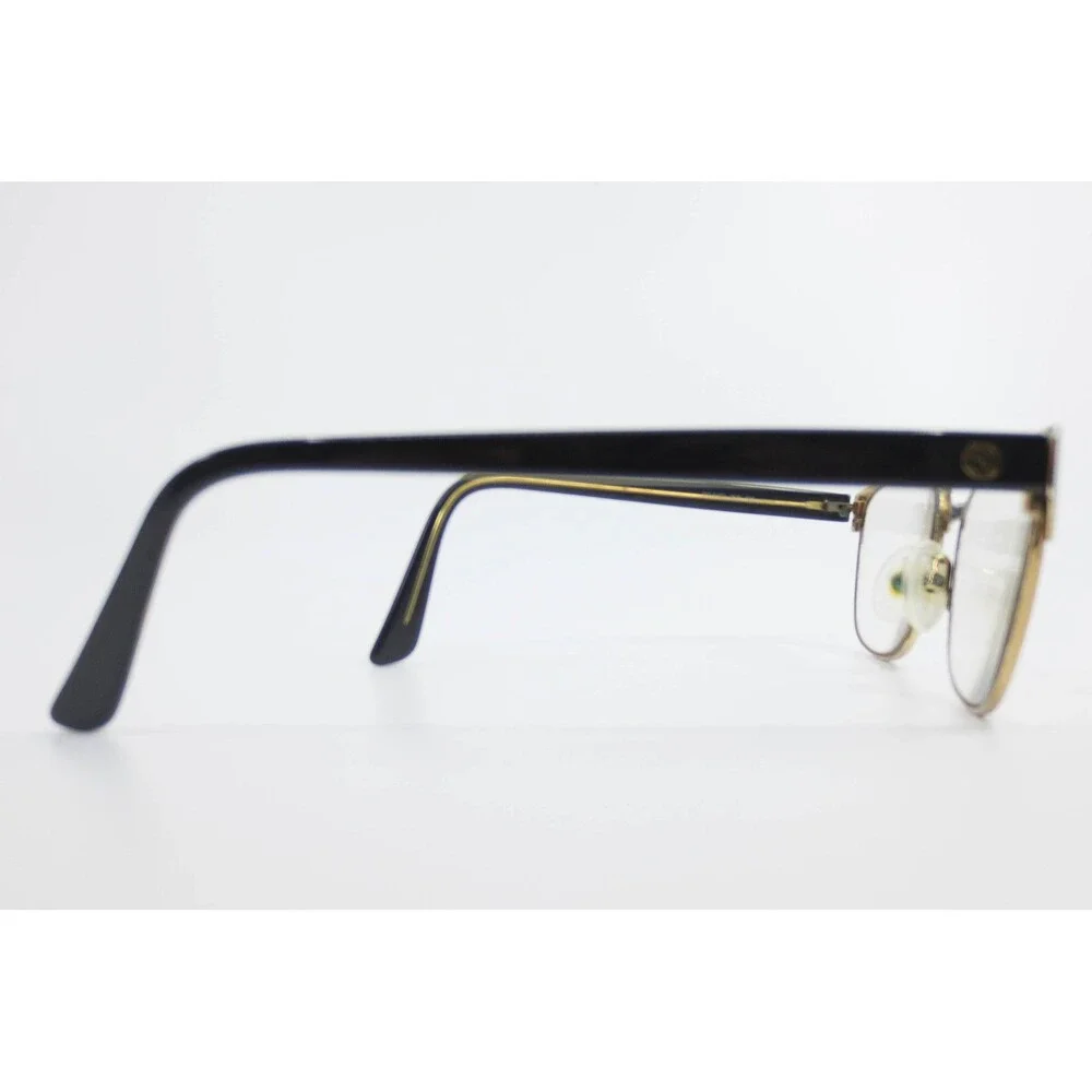 Gucci GG 1272 28G Black Gold Cat Eye Eyeglasses Frames Italy 52-16-140